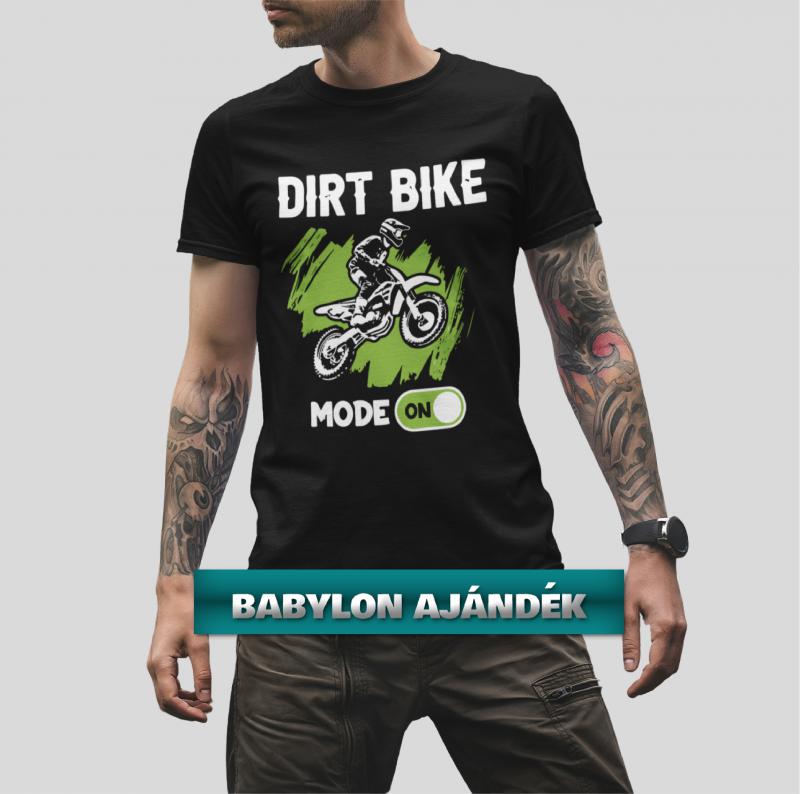 Dirt Bike mode on motocross póló