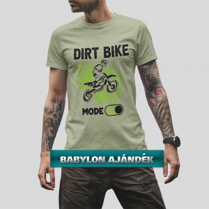 Dirt Bike mode on motocross póló
