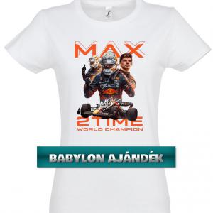 Max Verstappen 2x világbajnok póló