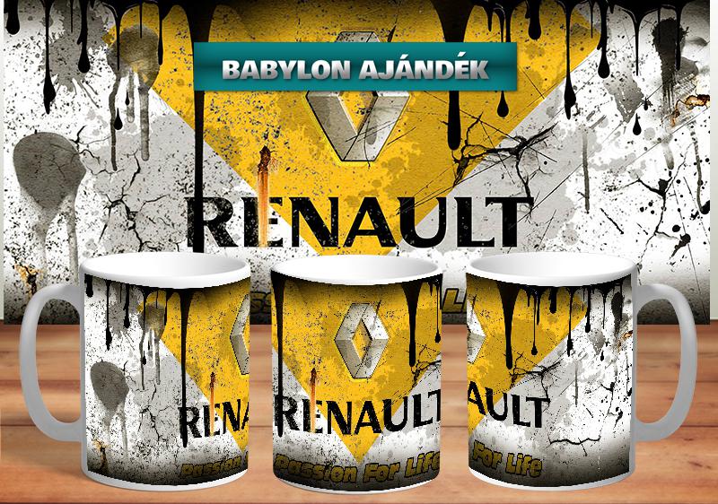 Renault olajos bögre