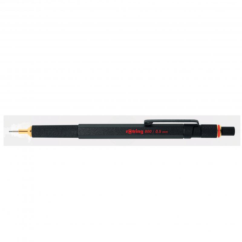 rOtring ceruza (nyomósirón) 800 fekete 0,5 mm