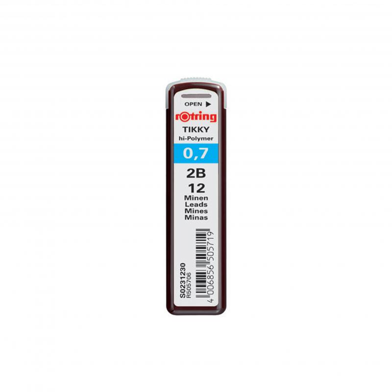 rOtring ceruza (nyomósirón) betét 0,7 mm 2B