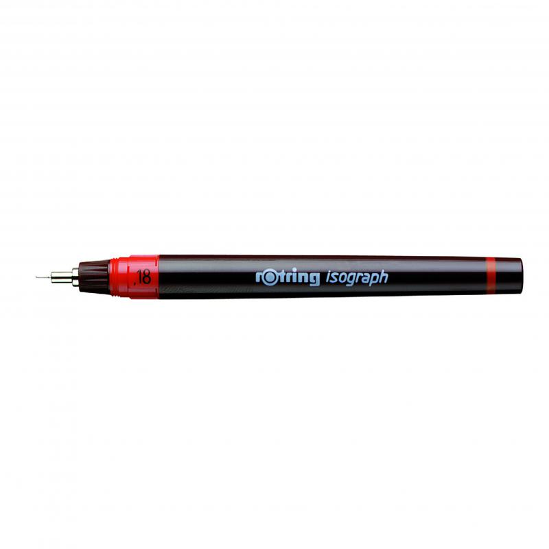 rOtring csőtoll isograph 0,18 mm
