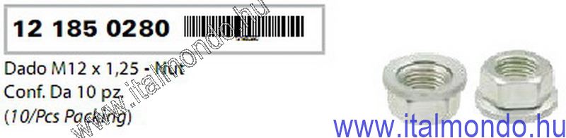 anya 12x1,25 talpas, főtengelyre RMS