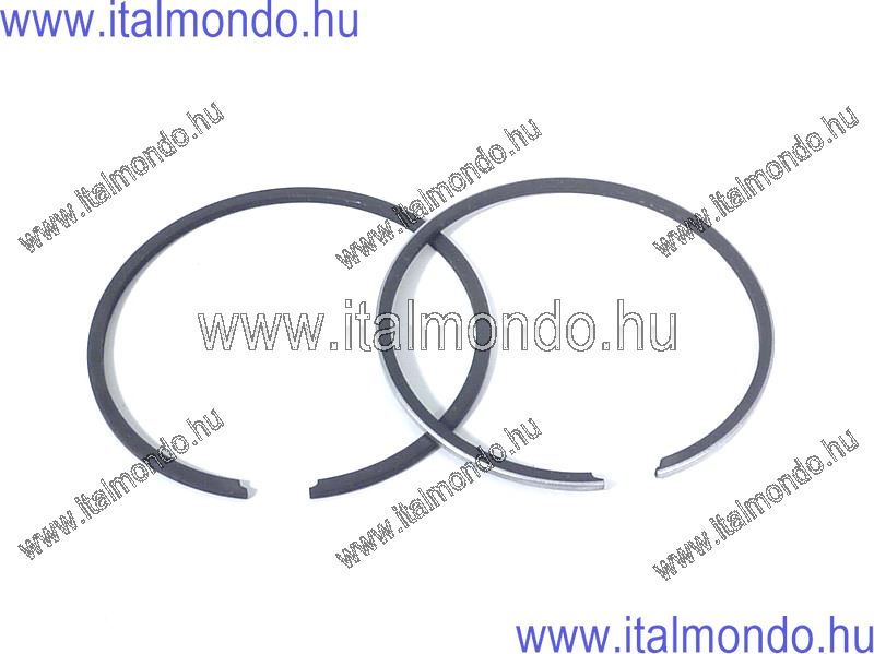 dugattyúgyűrű 40x1,2 belsőstiftes króm+fekete DR