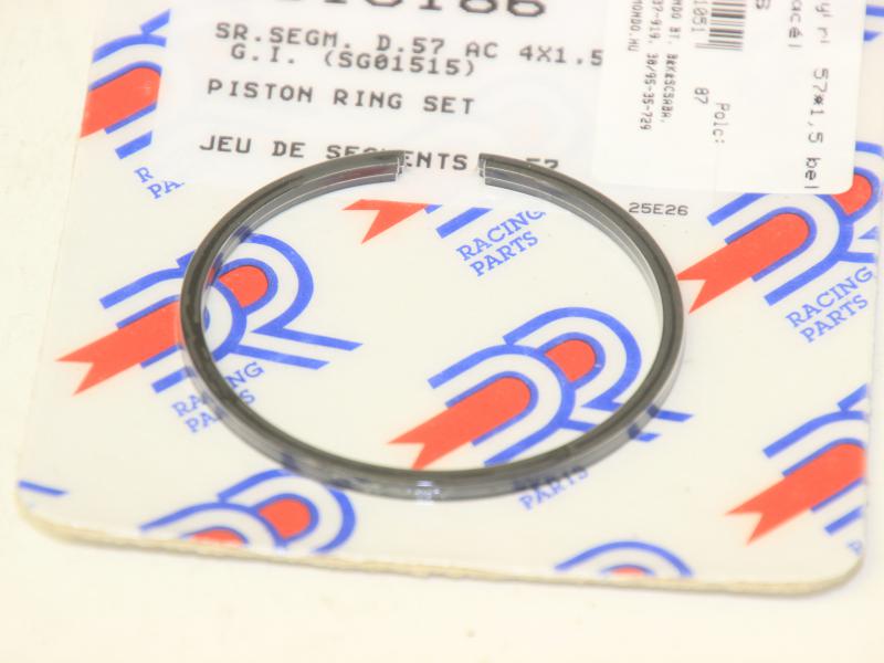 dugattyúgyűrű 57x1,5 belsőstiftes acél DR