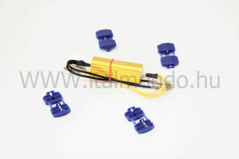 ellenállás ledes indexhez 50W 7,5 OHM dupla RMS