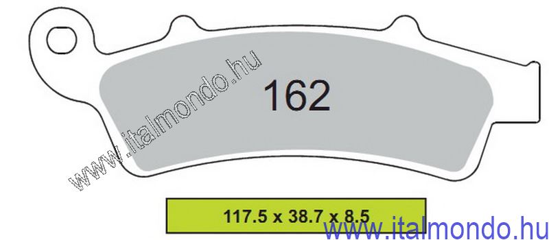 fékbetét ATLANTIC-MADISON 250 első szinter BRENTA