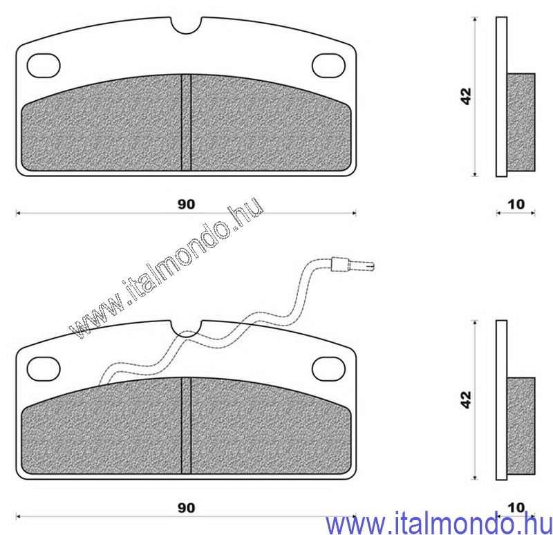 fékbetét LIGIER NOVA-GRECAV első CIF