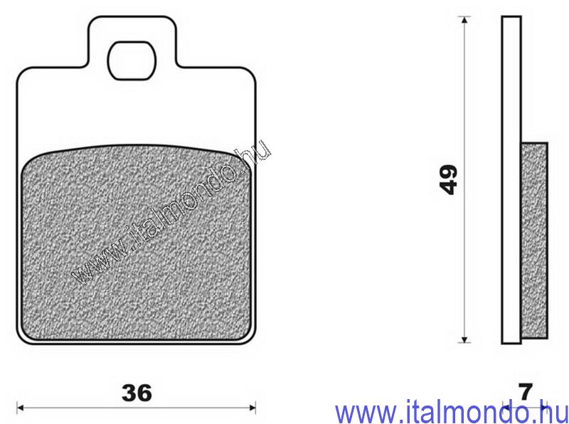 fékbetét RUNNER-STALKER-LIBERTY-ZIP BRENTA