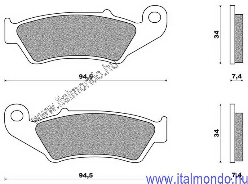 fékbetét RXV-SXV-HONDA-KAWA-SUZUKI-YAMAHA BRENTA