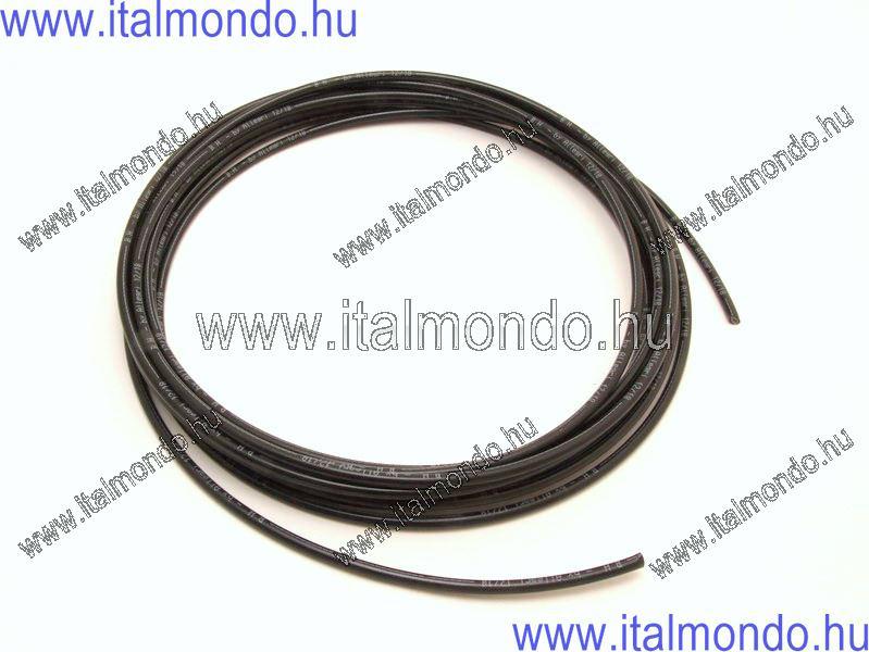 fékcső szerelhető fekete pvc bevonattal 1/8-os ALLEGRI CESARE