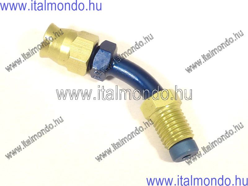 fékcsővég 10x1,25 45° lapos külső m. kék alu ALLEGRI CESARE