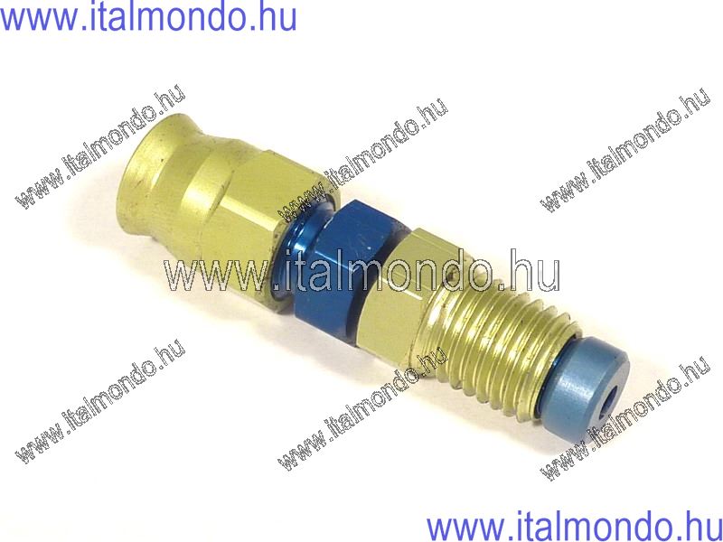 fékcsővég 10x1,25 egyenes lapos külső m. kék alu ALLEGRI CESARE
