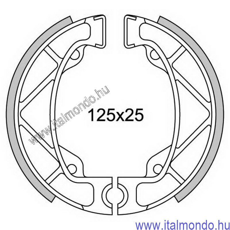 fékpofa APRILIA-MALAGUTI