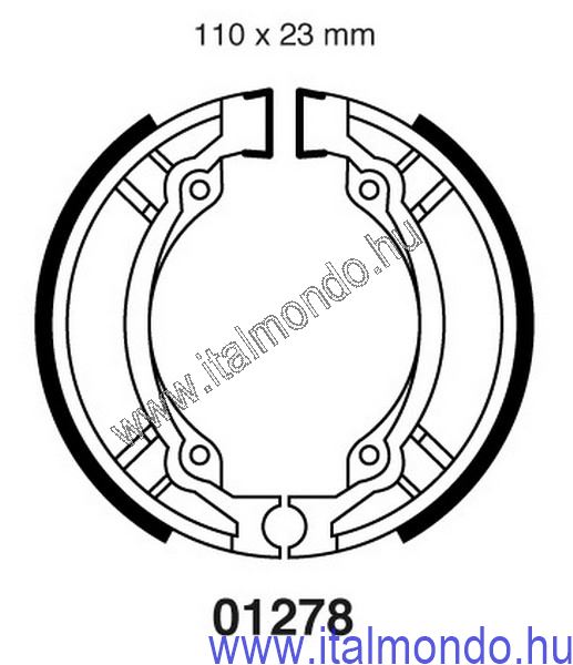 fékpofa PGO COMET-GALAXY-BIG MAX IT