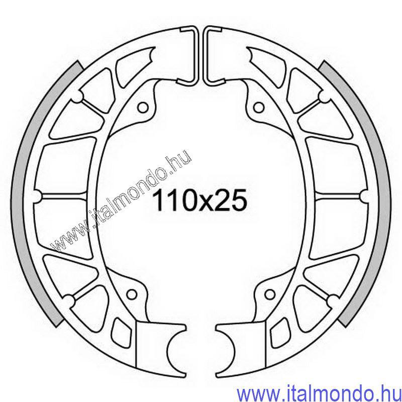 fékpofa RUNNER-ET2-ET4-ZIP-SFERA-HEXAGON-HABANA BRENTA