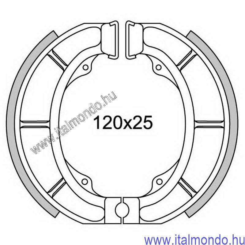 fékpofa SR 50 2000-HUNTER-ADDRESS-KATANA RMS