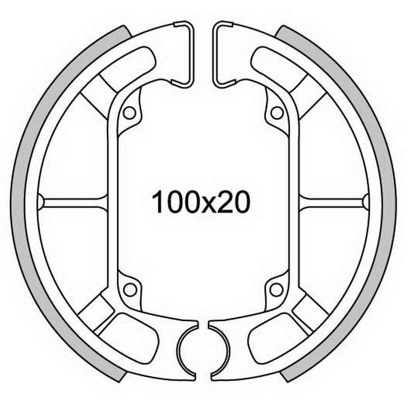 fékpofa TYPHOON-STORM-NRG-FREE-SFERA-ZIP nem válla BRENTA