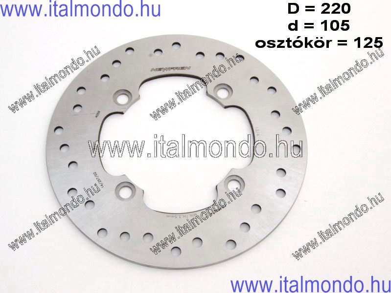 féktárcsa HONDA SH-DYLAN-@-PSI-DYL 125-150 első CIF