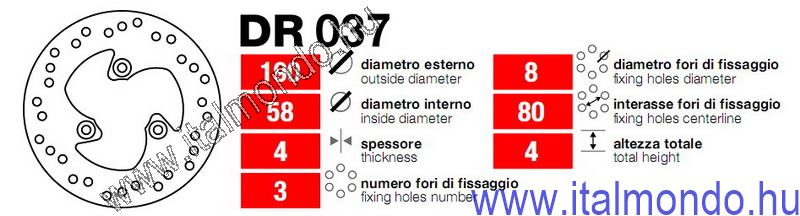 féktárcsa NRG-NTT-STALKER-TYPHOON-QUADRA GRIMECA