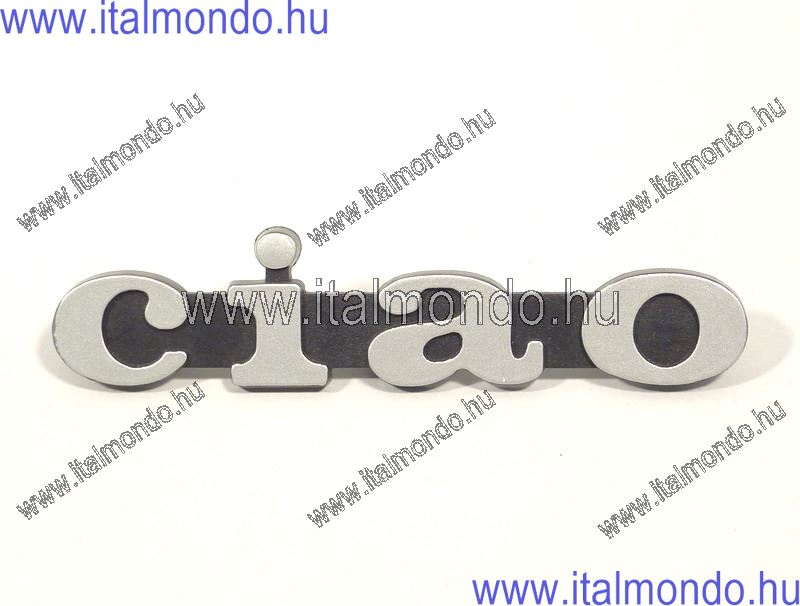 felirat CIAO alumínium oldalburkolatra CIF
