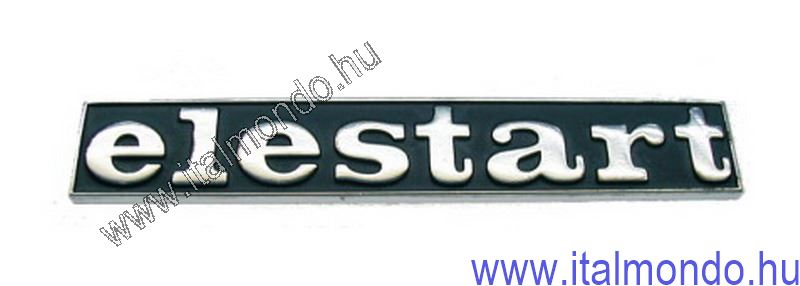 felirat 'ELESTART' APE 50 CIF