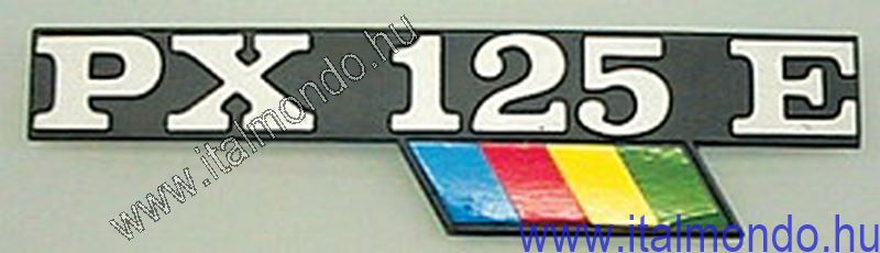 felirat PX125E VESPA oldalsó CIF