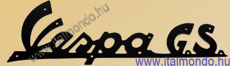 felirat 'VESPA GS' 150 1955-1961 fekete CIF