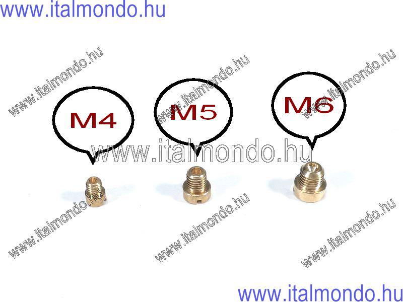 főfúvóka M 5-56 Dell'Orto porlasztóhoz