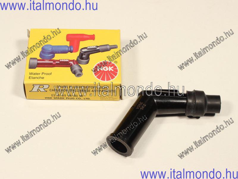 gyertyapipa 5Kohm 45° fekete nagy fejre NGK