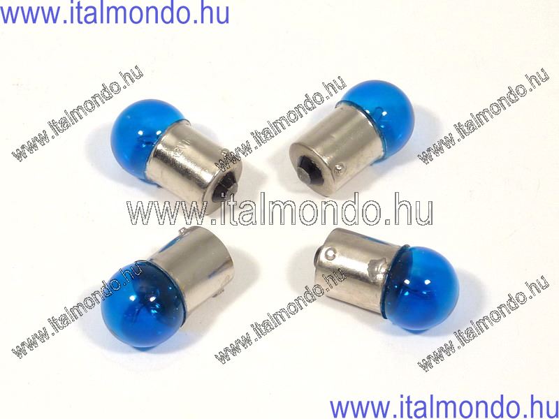 izzó 12V 10W kék BA15S TNT