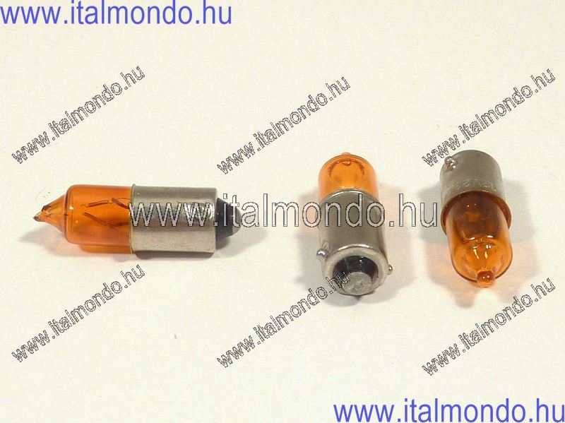 izzó 12V 23W BA9S narancs