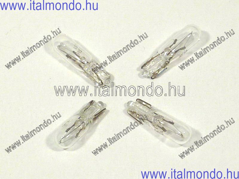 izzó 12v 2w T5 üvegfoglalatos