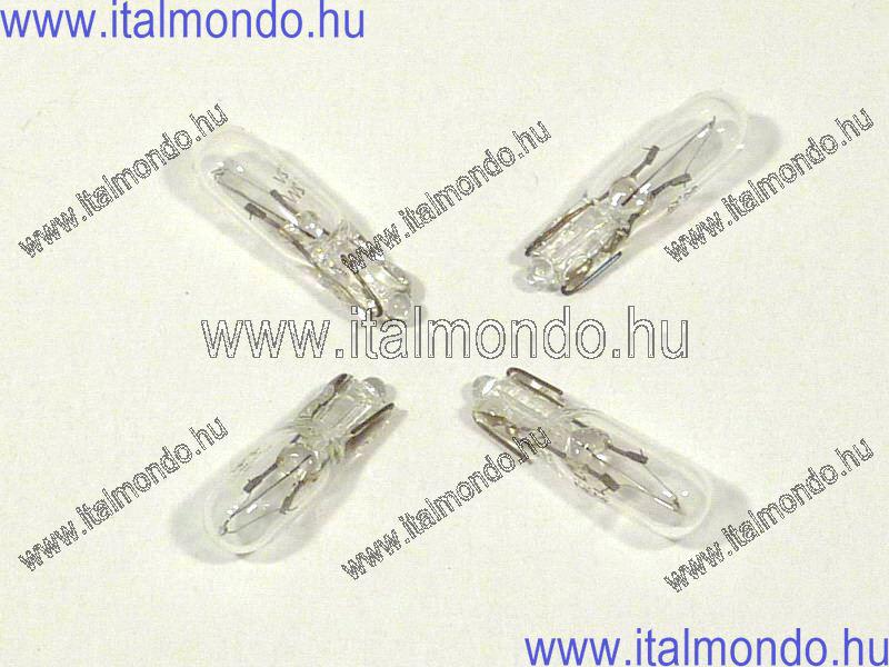 izzó 12v 2w T5 üvegfoglalatos