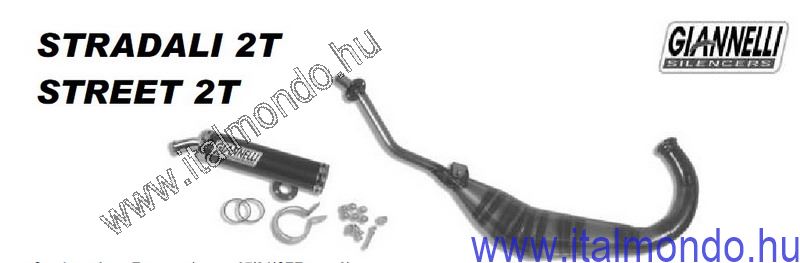 kipufogó TZR 50 2004 GIANNELLI  Hangtompító nélkül!!!