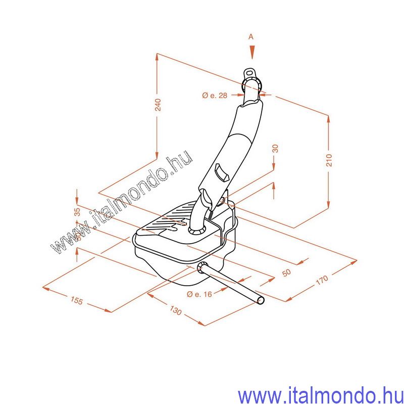 kipufogó VESPA 50 SPECIAL SITO