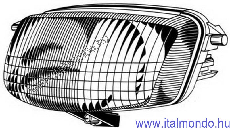 lámpa első ZIP 50 BOSATTA