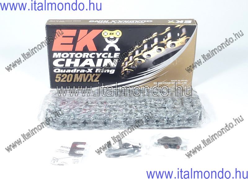 lánc 520MVXZ-120 EK prémium QX gyűrűs EK