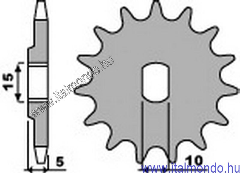 lánckerék első BENELLI-FANTIC-MINARELLI Z=9 P.B.R.