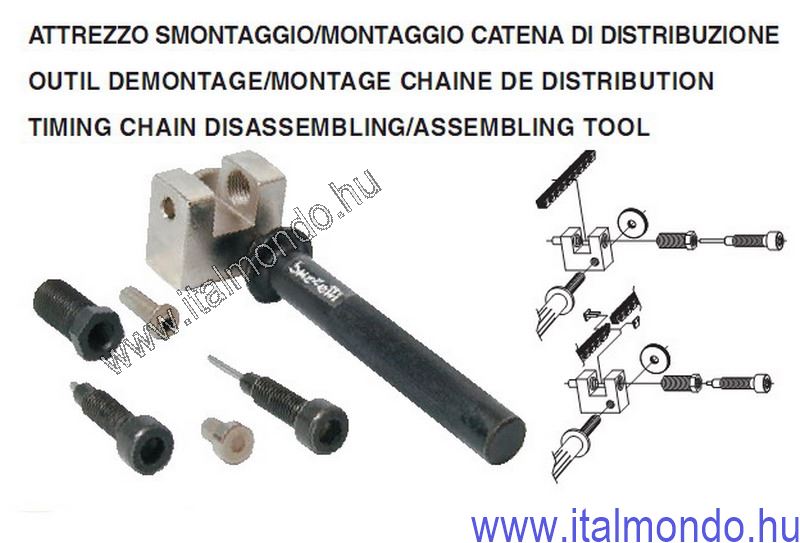 láncszerelő szerszám vezérműlánchoz BUZZETTI