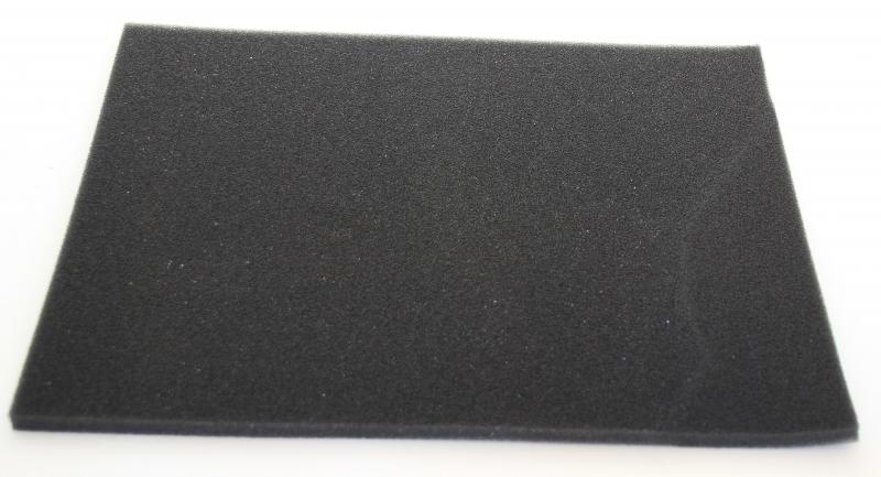 levegőszűrő szivacs táblás 300x400x12 piros/fekete ATHENA