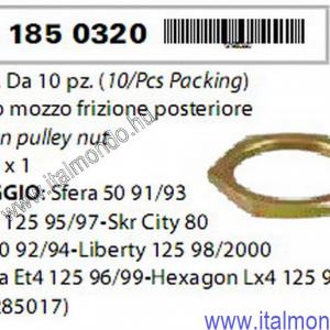 anya 38x1 hátsó szíjtárcsához ZIP-SFERA RMS