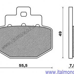 fékbetét ADIVA-DNA-VX-VXR-HEXAGON 125-200 kifutó DR