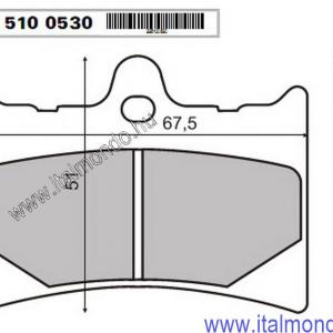 fékbetét AF1 125-RS125-MX1-CRONO-SP01 RMS