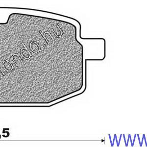 fékbetét AXIS-JOG-TZR50-BOOSTER 100 első BRENTA