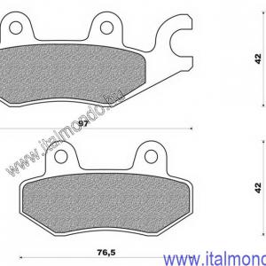 fékbetét CAGIVA-SUZUKI-KYMCO-YAMAHA BRENTA
