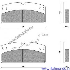 fékbetét LIGIER NOVA-GRECAV első CIF