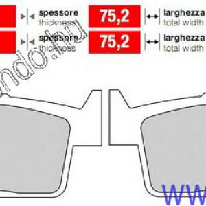 fékbetét PEUGEOT SV-KYMCO HEROISM-SNIPER-YUP NEWFREN