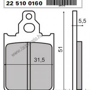 fékbetét PRIMA50-FORMULA50-125-QUARTZ RMS